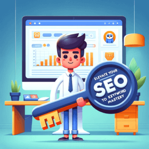 Elevate SEO Cartoon Elevate SEO Cartoon
